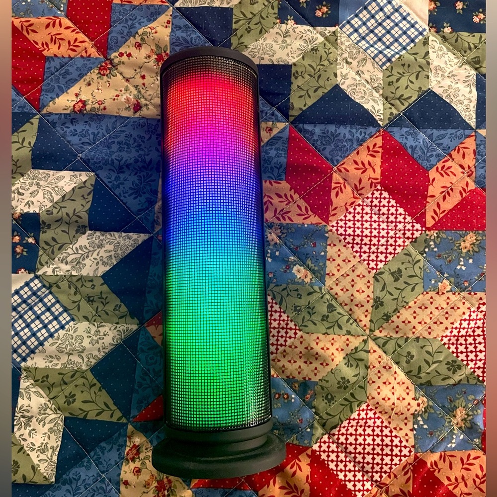 Replay Audio Bluetooth Rave light-up speaker.